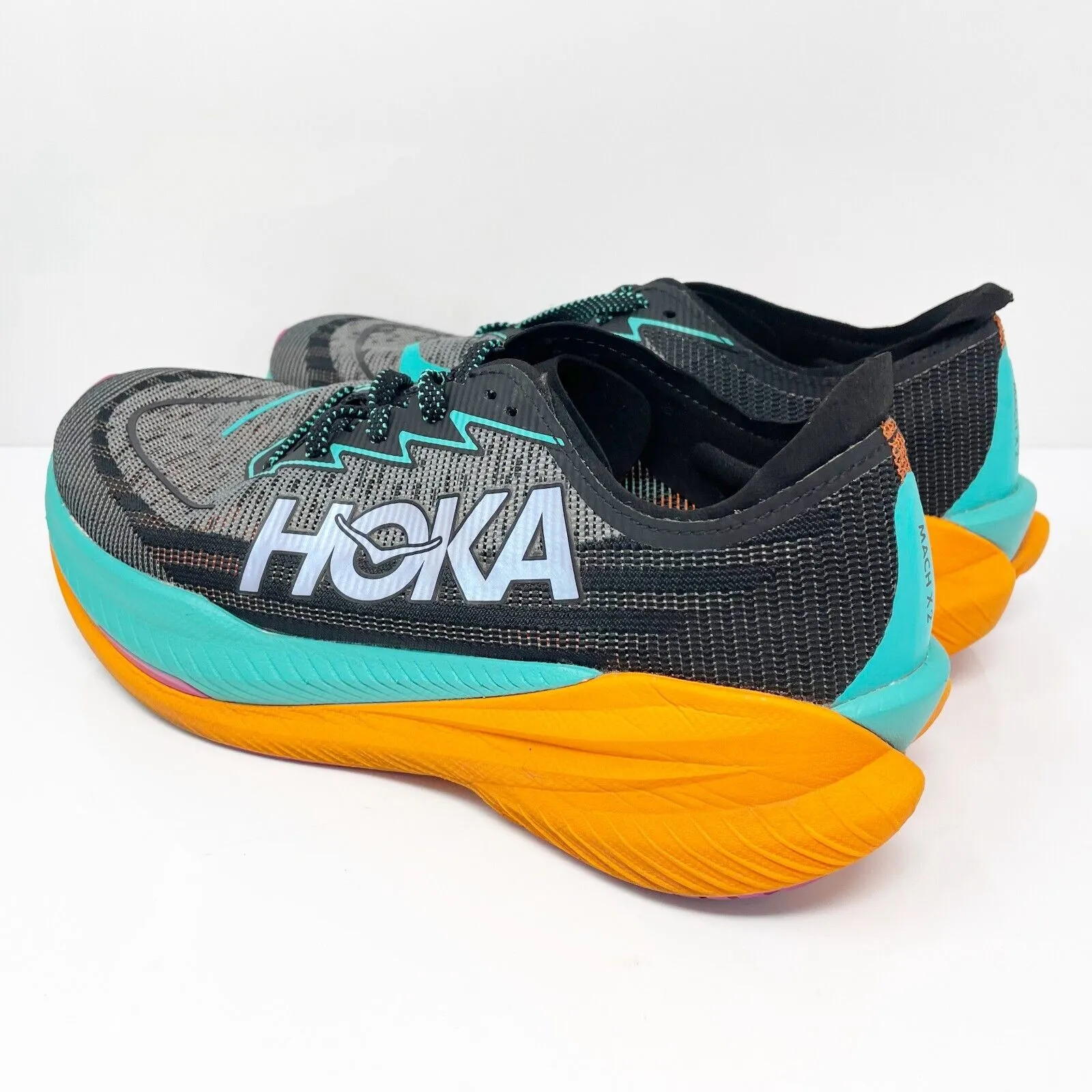 Hoka One One Mens Mach X 2 1155119 BCO Gray Running Shoes Sneakers Size 10 D