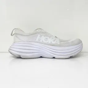 Hoka One One Womens Bondi 8 1127952 WWH White Running Shoes Sneakers Size 6 B