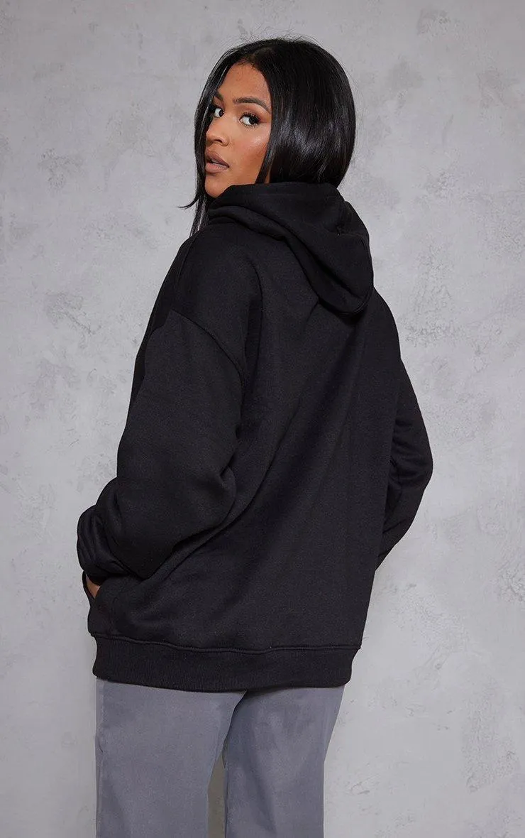 Hoodies & Sweatshirts | Tall Black Oversized Ultimate Hoodie | PrettyLittleThing