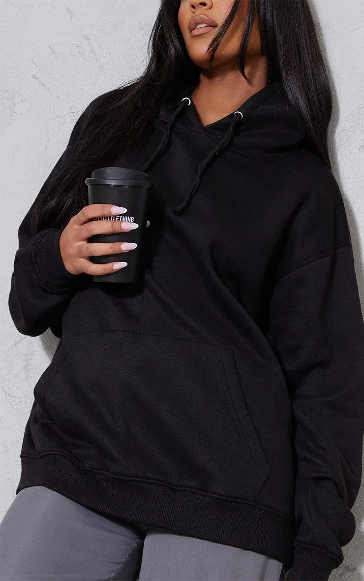 Hoodies & Sweatshirts | Tall Black Oversized Ultimate Hoodie | PrettyLittleThing