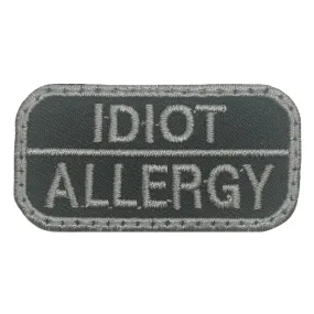 IDIOT ALLERGY PATCH - BLACK FOLIAGE