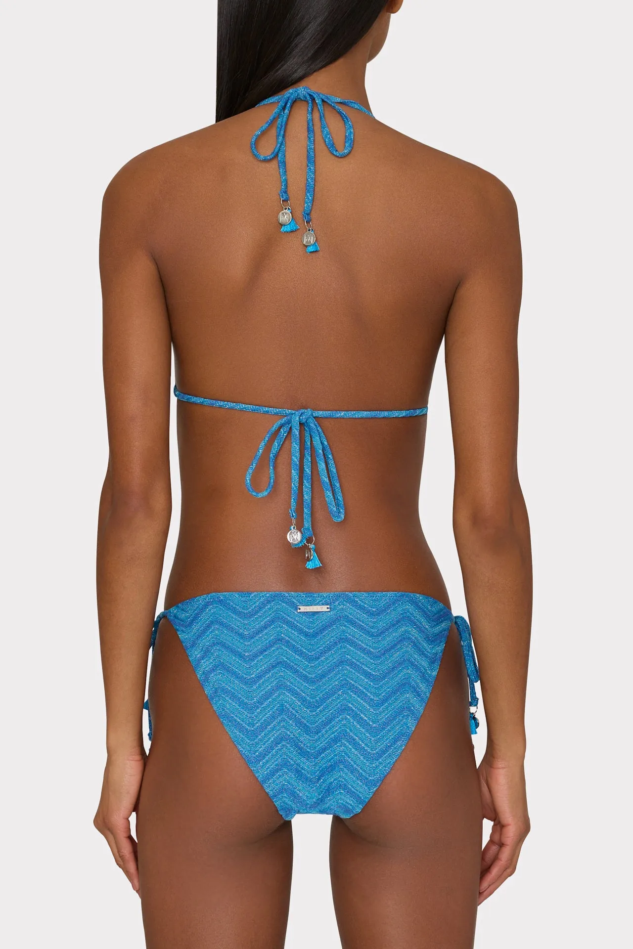 Jacquard String Bikini Bottom