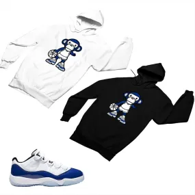 Jordan 11 Concord Matching Custom Designed Hoodies JD 11-5-6-6