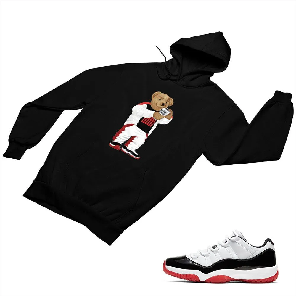 Jordan 11 White Bred Matching Custom Designed Hoodies JD 11-5-7-23