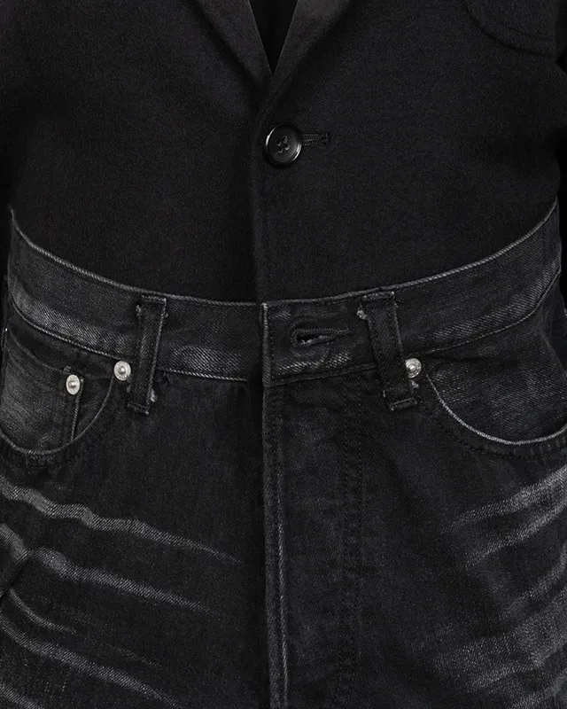 Junya Watanabe x Levi's Longline Wool and Denim Coat