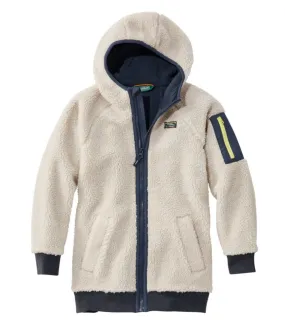 Kids' Sherpa Fleece Long Coat