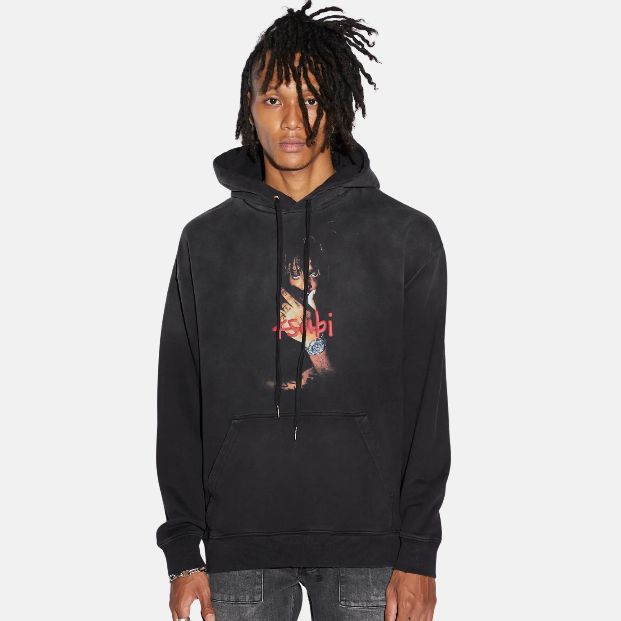 Ksubi x Juice WRLD 999 Biggie Hoodie Jet Black Fade