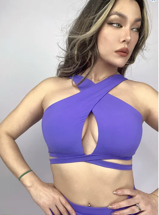 La Fitwear Top Party Fair Lilac