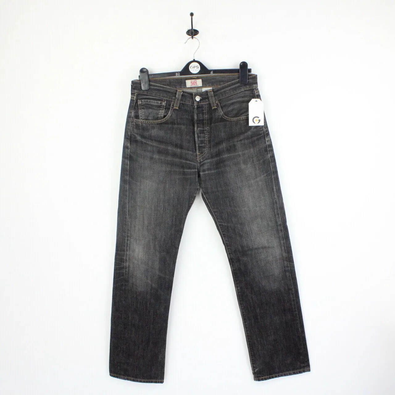 LEVIS 501 Jeans Black Charcoal | W32 L32