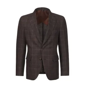  Loro Piana Rain System Handmade Unstructured Linen Blazer in Brown