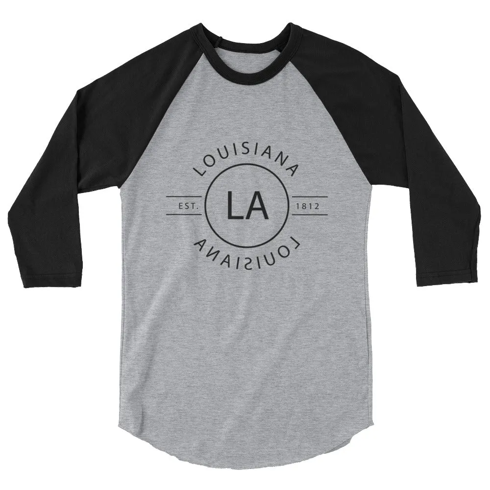 Louisiana - 3/4 Sleeve Raglan Shirt - Reflections