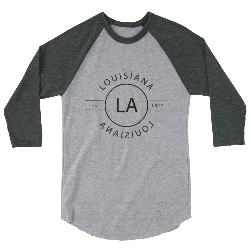 Louisiana - 3/4 Sleeve Raglan Shirt - Reflections