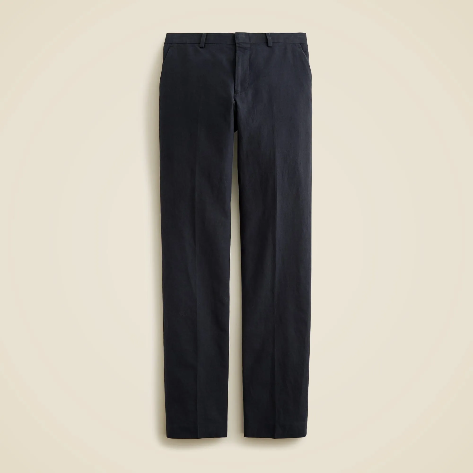 Ludlow Slim-fit unstructured suit pant in Irish cotton-linen blend