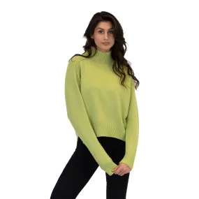 Lyla and Luxe Azra Womens Mock Neck Sweater 2022