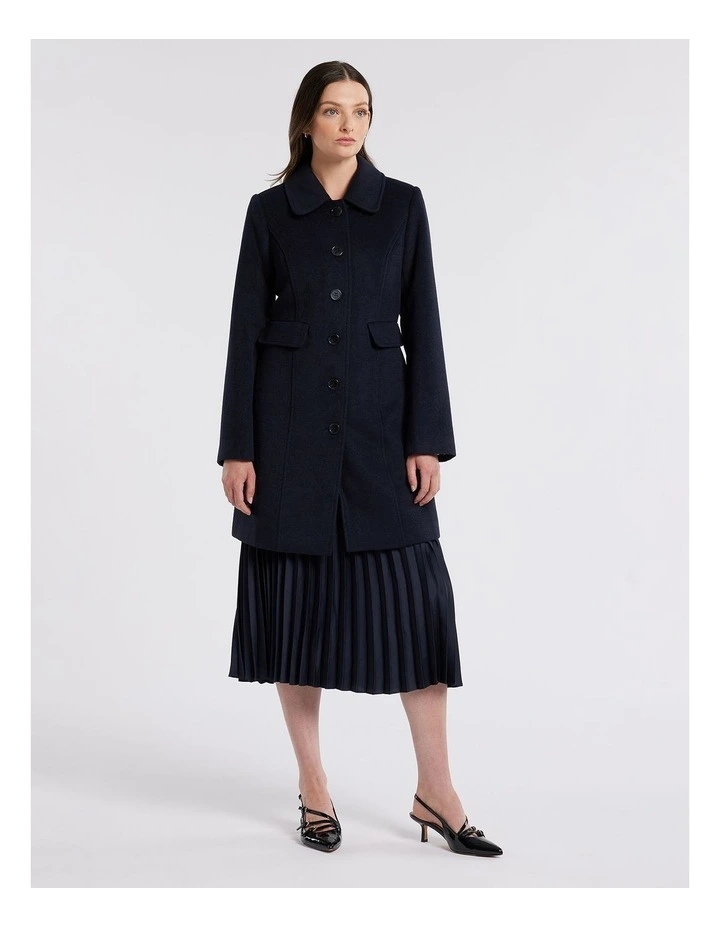 Madeline Coat in Navy