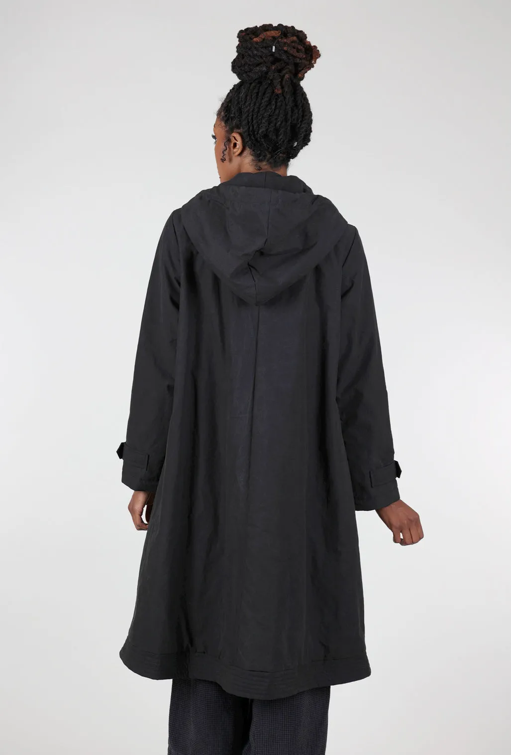 Many Pockets Coat, Black