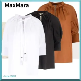 MaxMara  |Plain Logo Shirts & Blouses