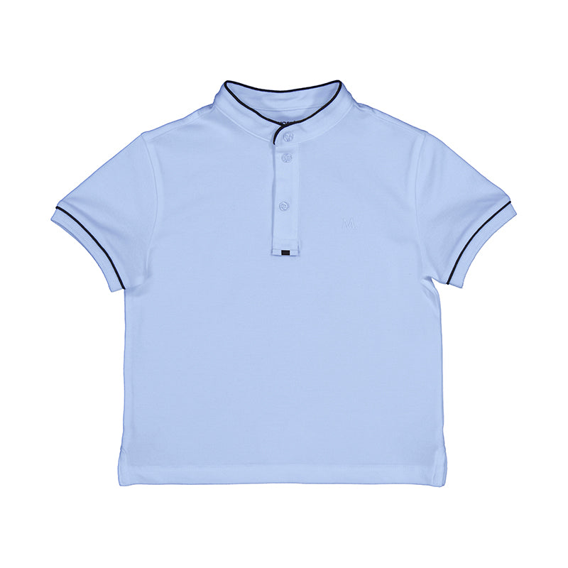 Mayoral Mini Polo with Mandarin Collar_ 3102