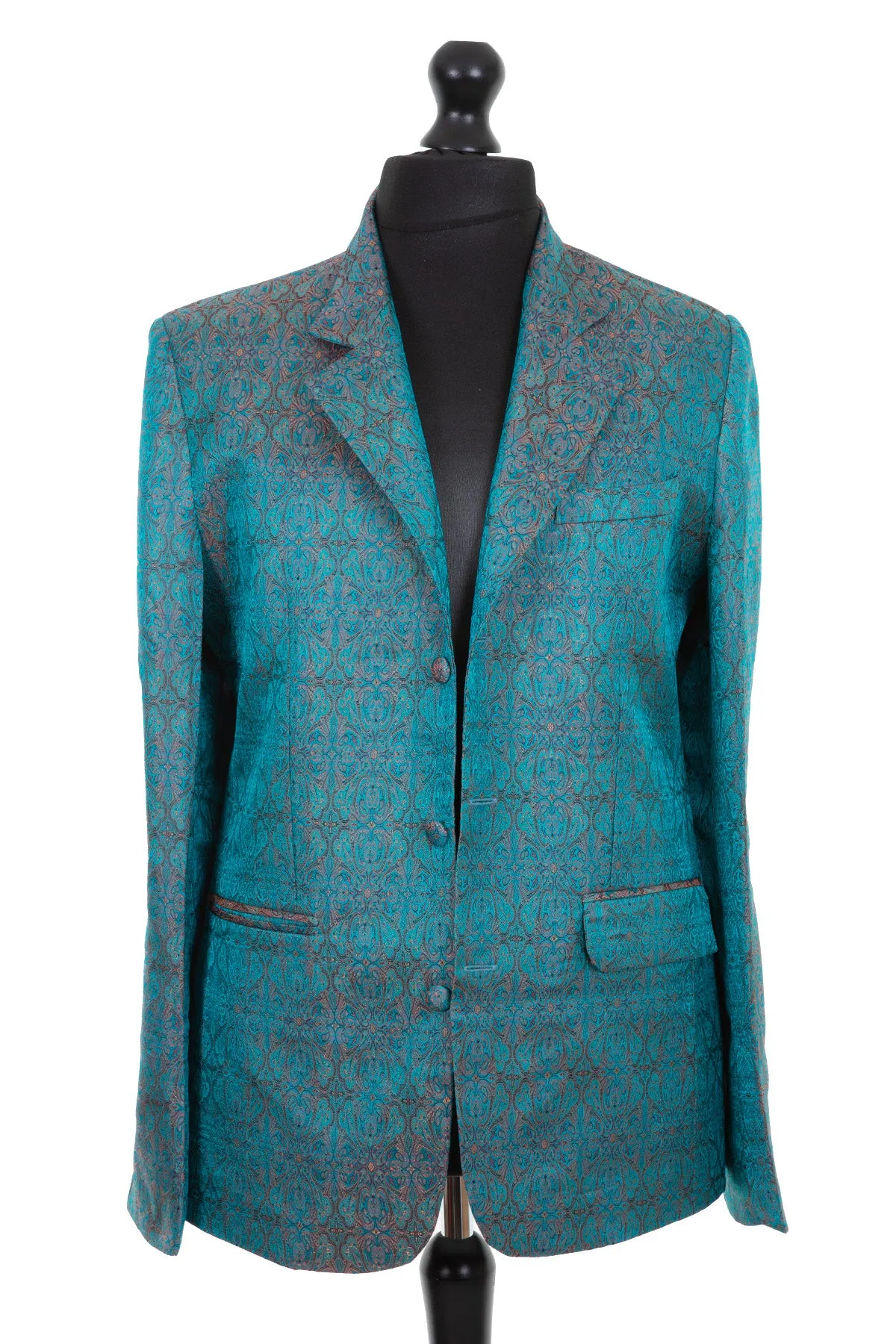 Mens Blazer in Royal Jacquard