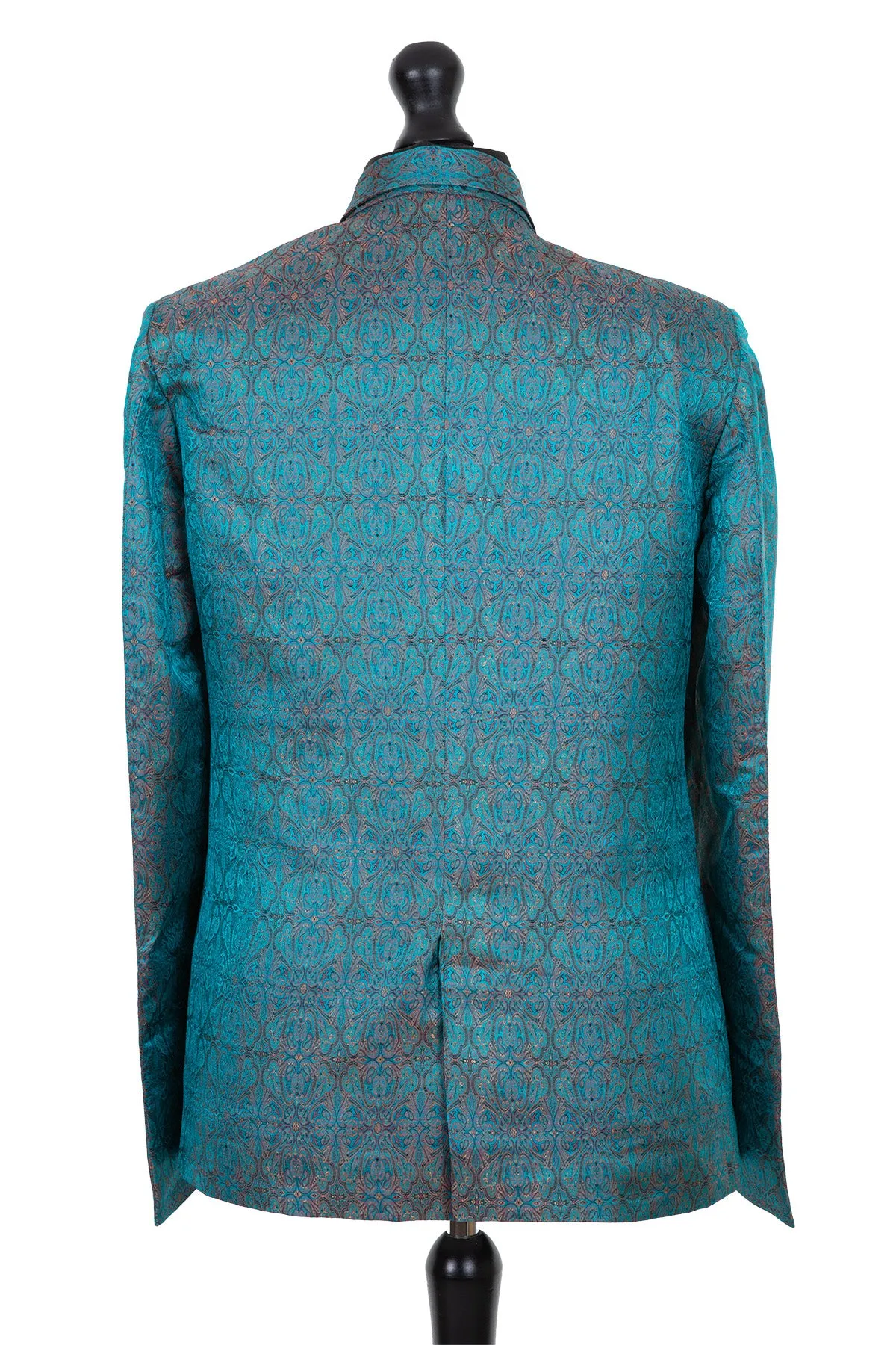 Mens Blazer in Royal Jacquard