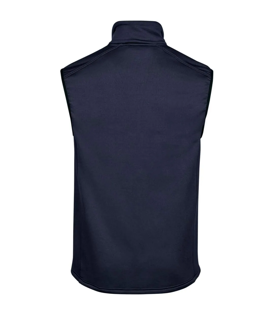 Mens fleece stretch body warmer navy Tee Jays