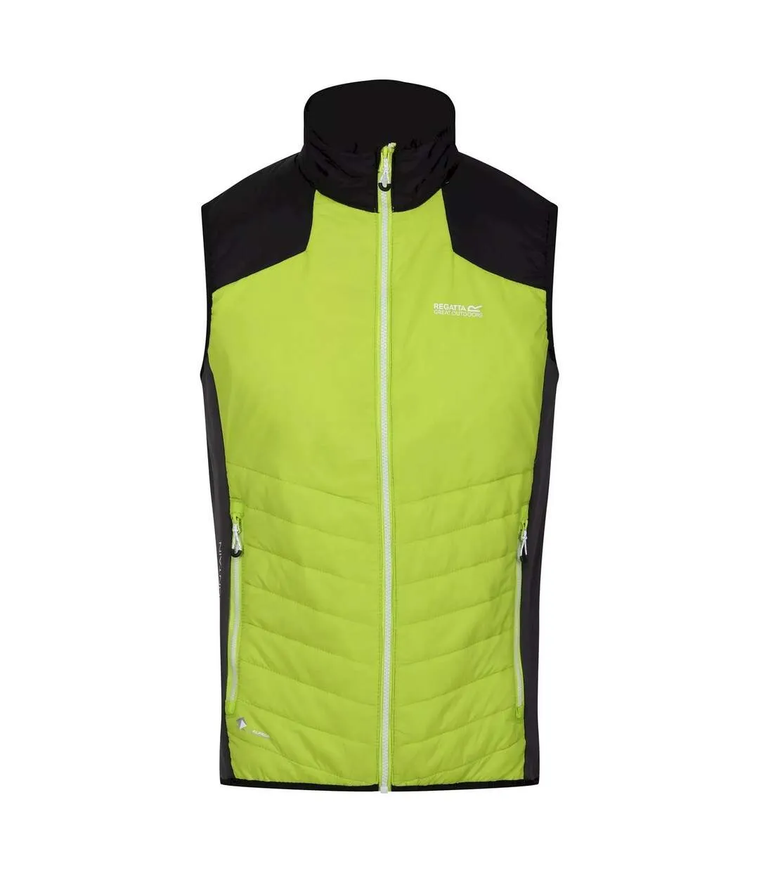 Mens halton vi lightweight body warmer bright kiwi/black Regatta