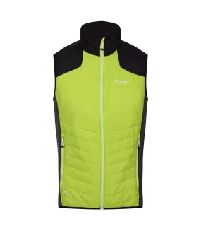 Mens halton vi lightweight body warmer bright kiwi/black Regatta