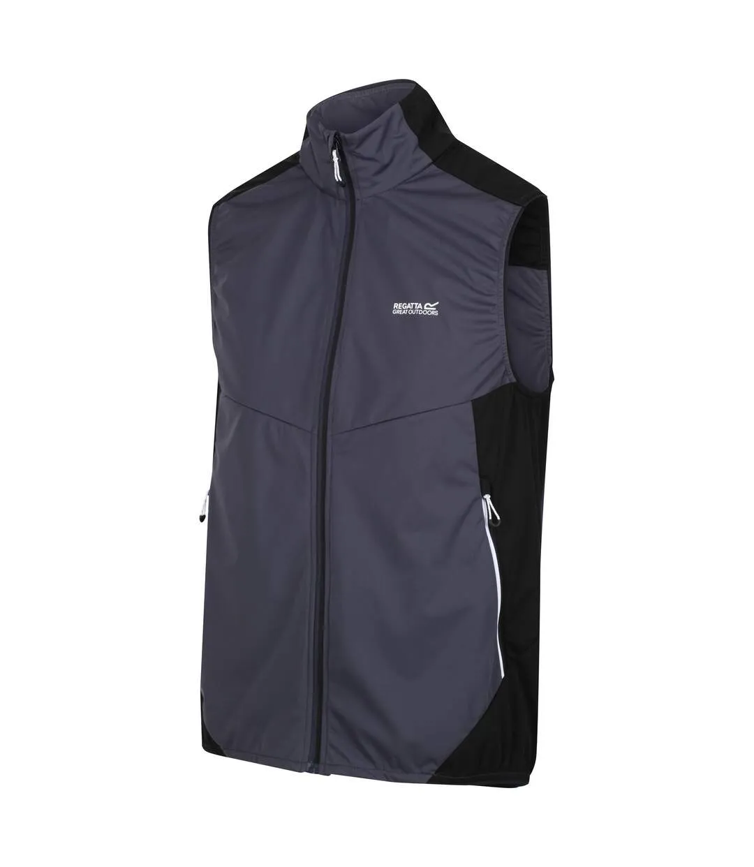 Mens lankin iv softshell body warmer india grey/black Regatta