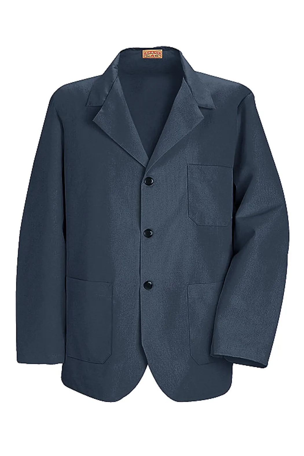 Men's Navy Lapel Counter Coat