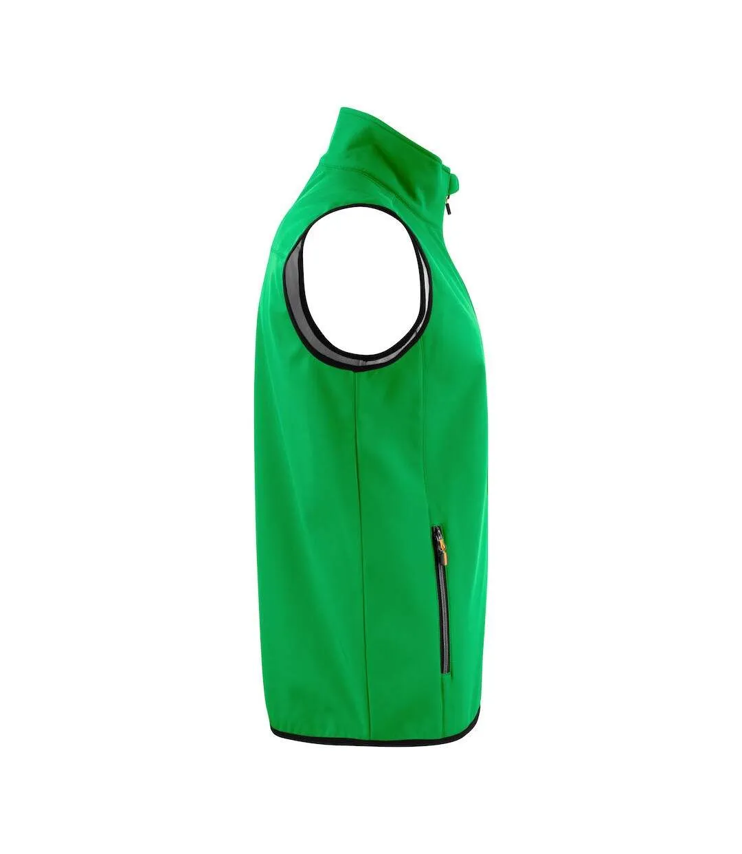 Mens trial softshell body warmer fresh green Printer