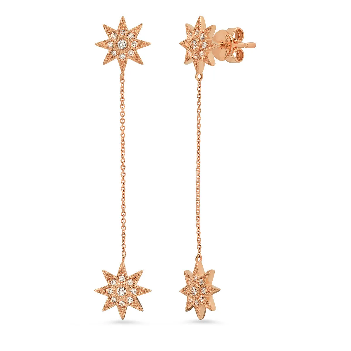 Mini Galaxia Star Stud with Drop - Three Colors