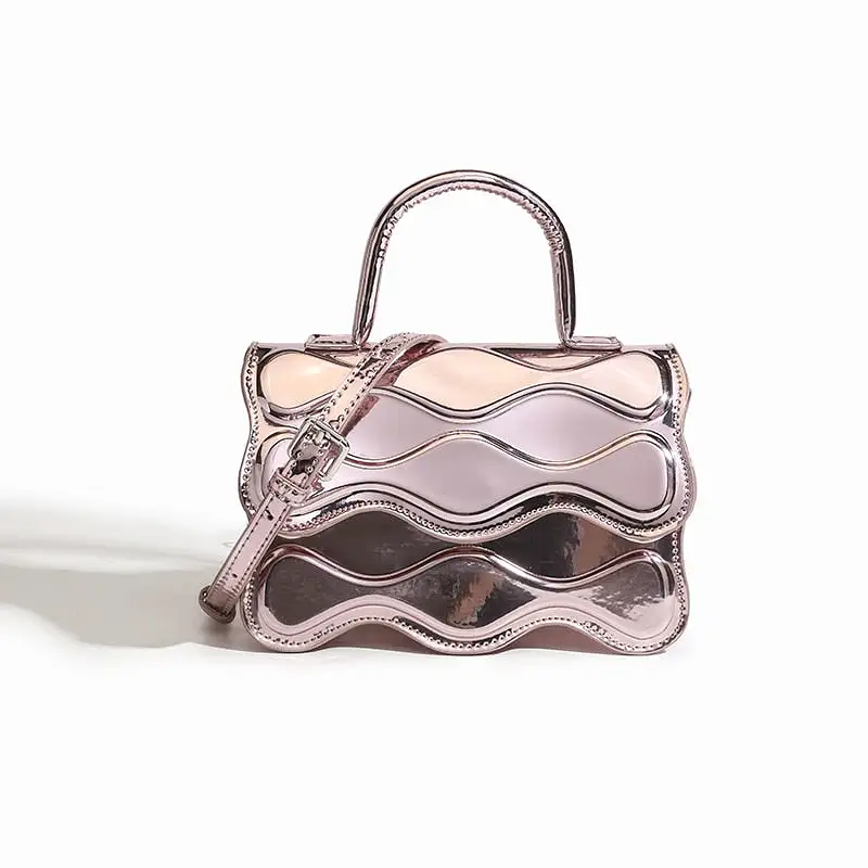 Mini Glossy Crossbody Bags with Short Handle for Women 2023