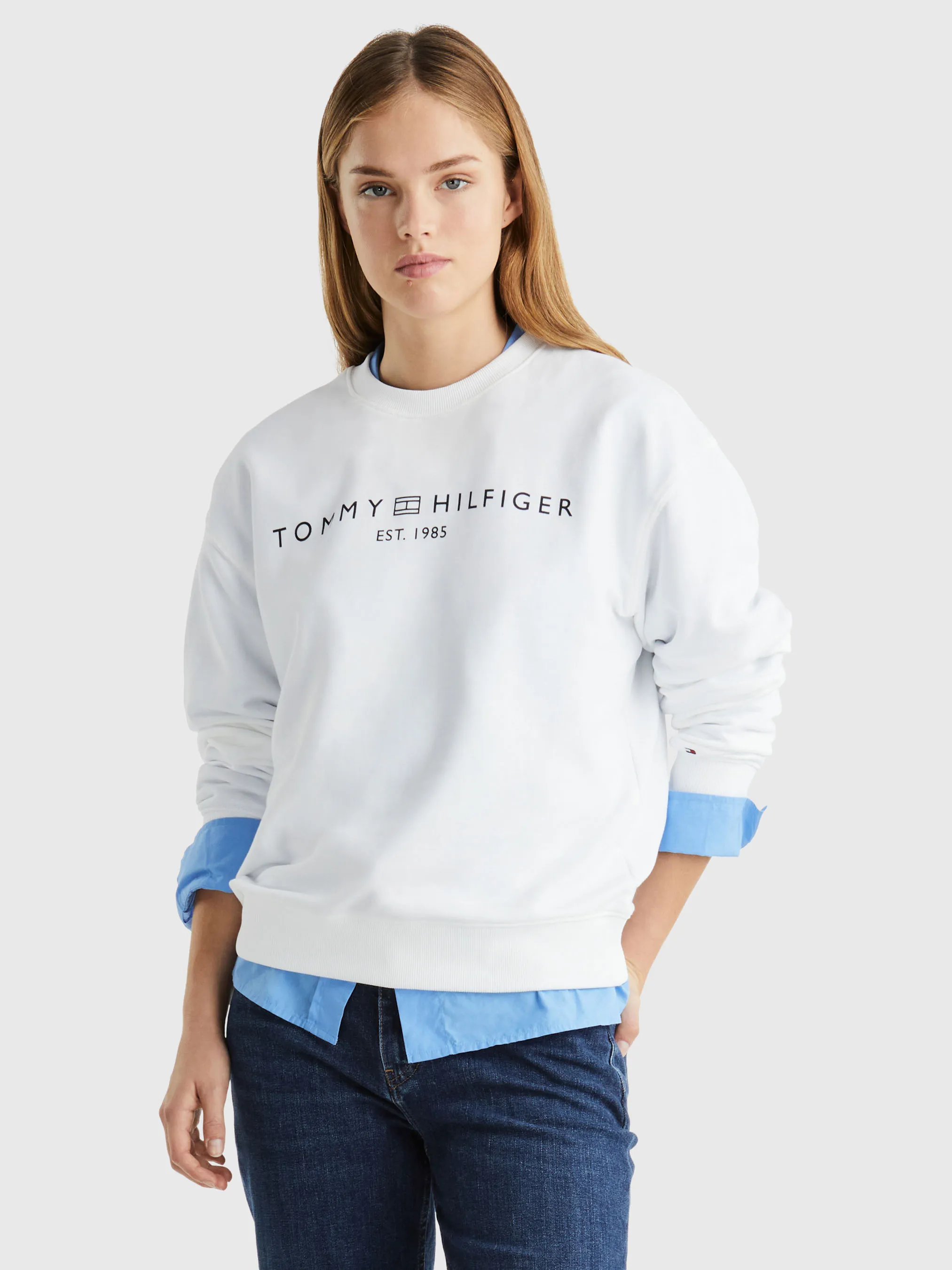 Modern Corp Logo Sweatshirt | Sweatshirts & Hoodies | Tommy Hilfiger