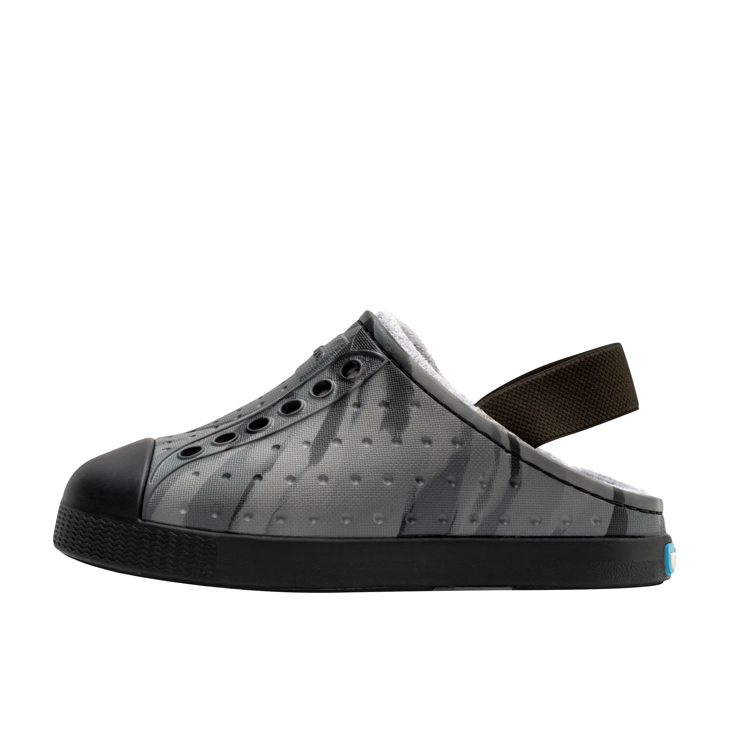 Native Jefferson French Terry Little Kids - Gravity Grey Marble / Jiffy Black