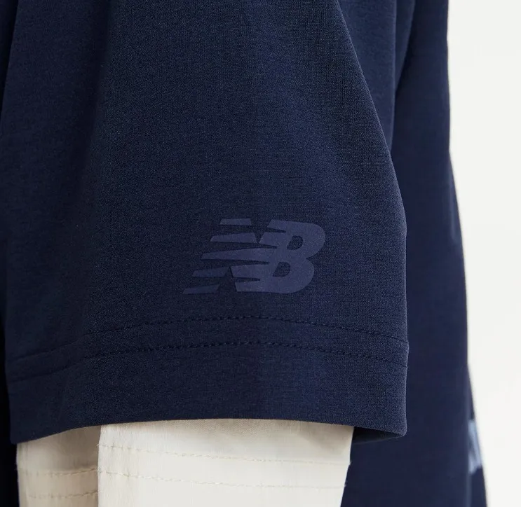 New Balance  |Unisex Street Style Plain Short Sleeves Logo T-Shirts