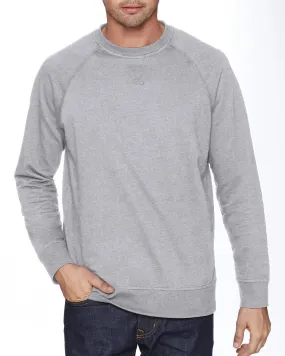 Next Level French Terry Raglan Crew N9000 Heather Gray