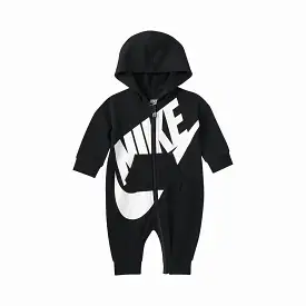 NIKE INFANTS FRENCH TERRY BLACK COVERALL