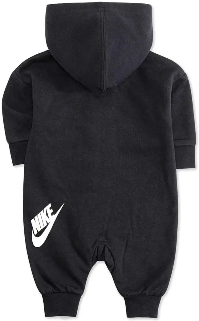 NIKE INFANTS FRENCH TERRY BLACK COVERALL