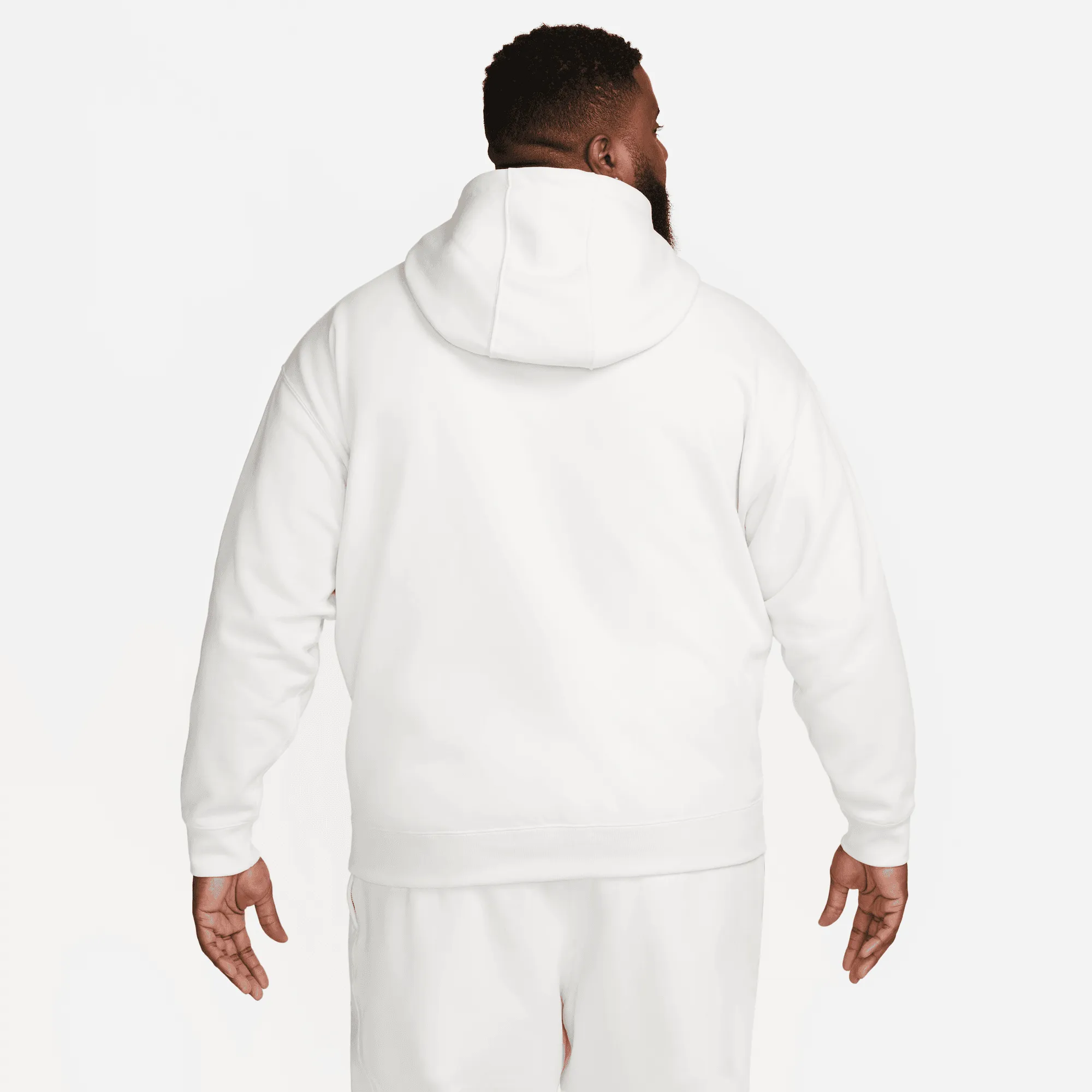 Nike Solo Swoosh Phantom White Fleece Hoodie