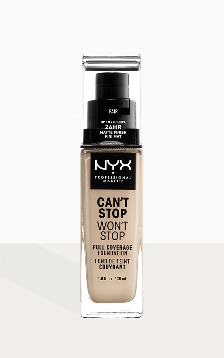 Nyx Pmu Can'T Stop Won'T Stop Full Coverage Foundation Fair