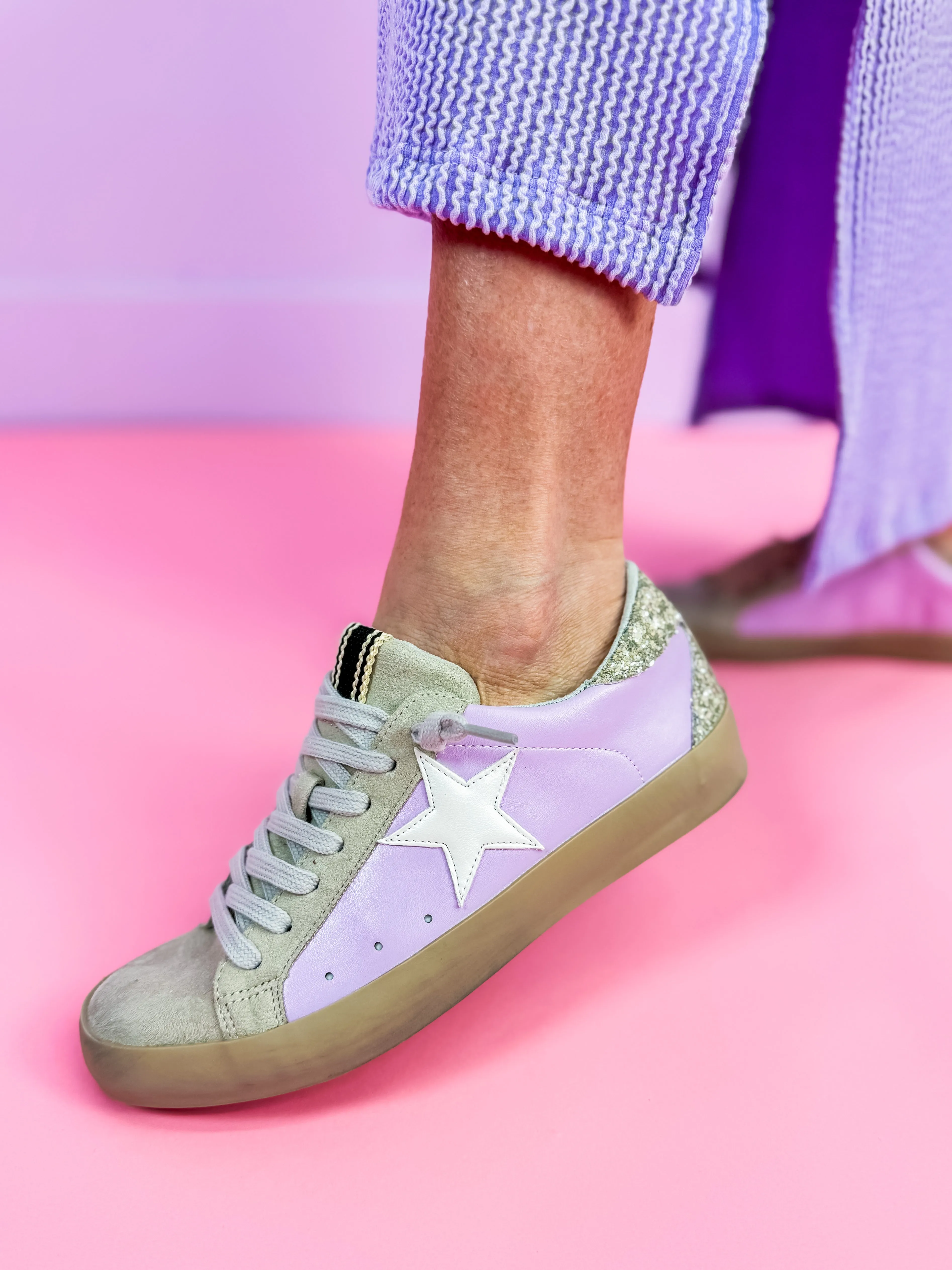 Paula Sneaker in Lavender