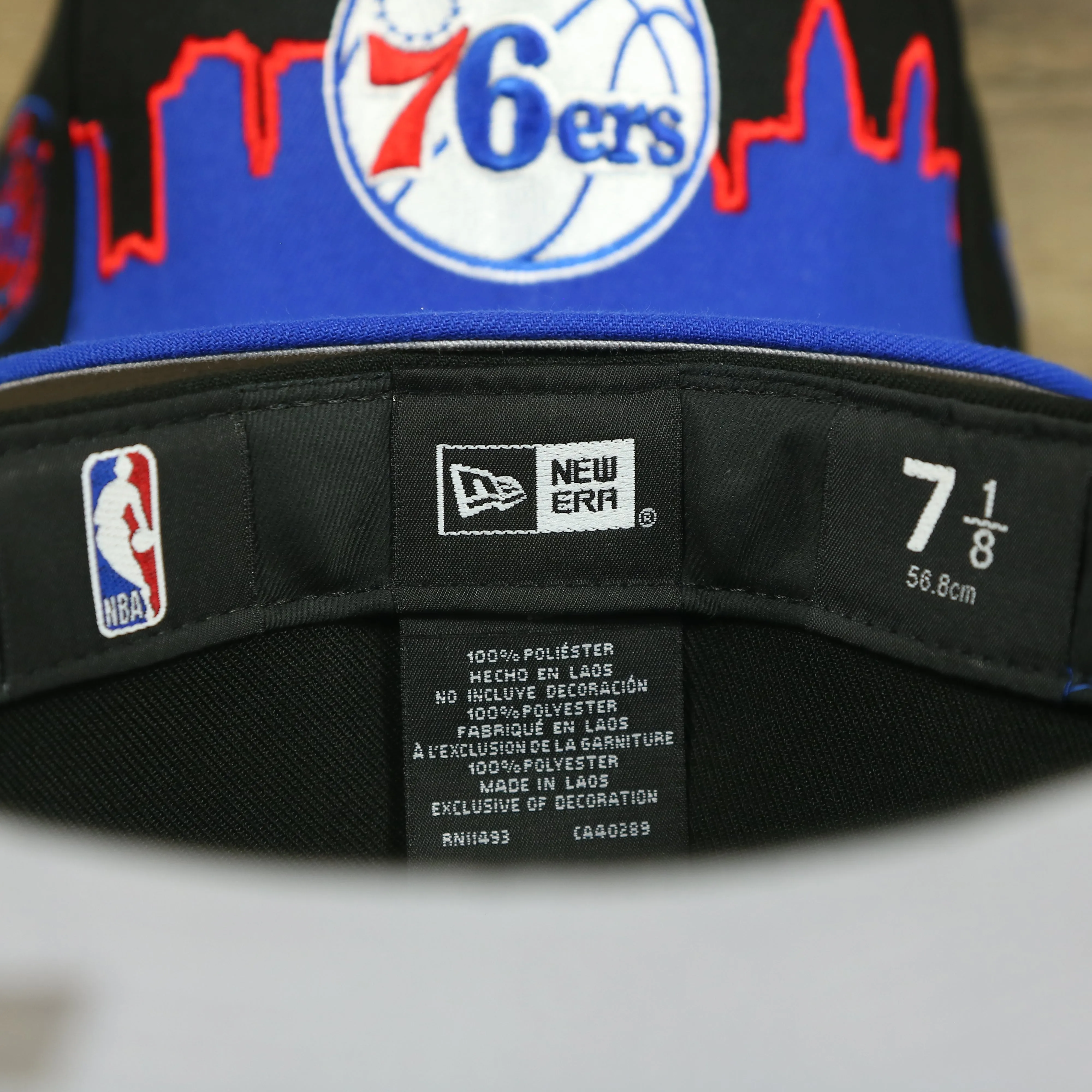 Philadelphia 76ers City Skyline Side Patch 59Fifty Fitted Cap | Philadelphia Skyline 5950