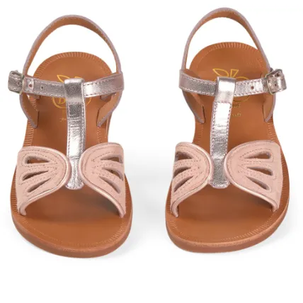 Pom D'Api Pink Butterfly Sandals: Size EU 27 (Brand New)