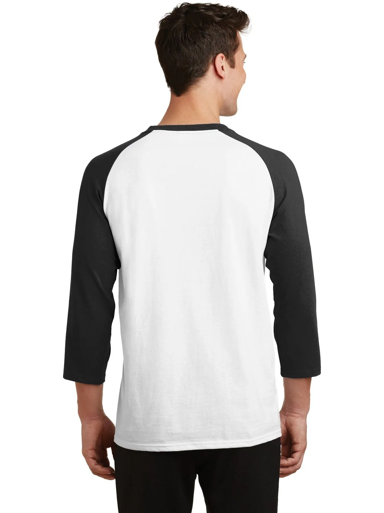 Port & Company Core Blend 3/4-Sleeve Raglan Tee