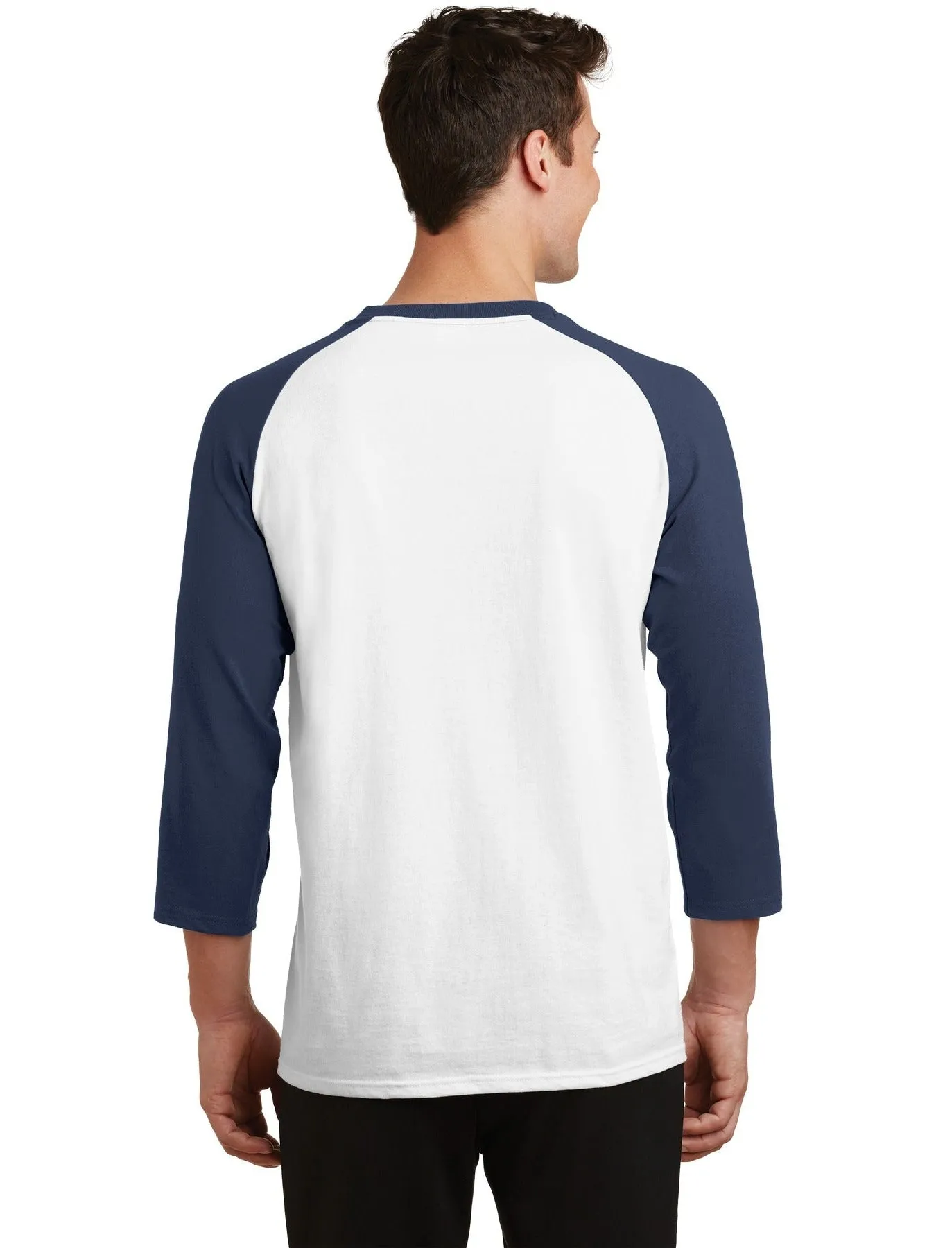 Port & Company Core Blend 3/4-Sleeve Raglan Tee