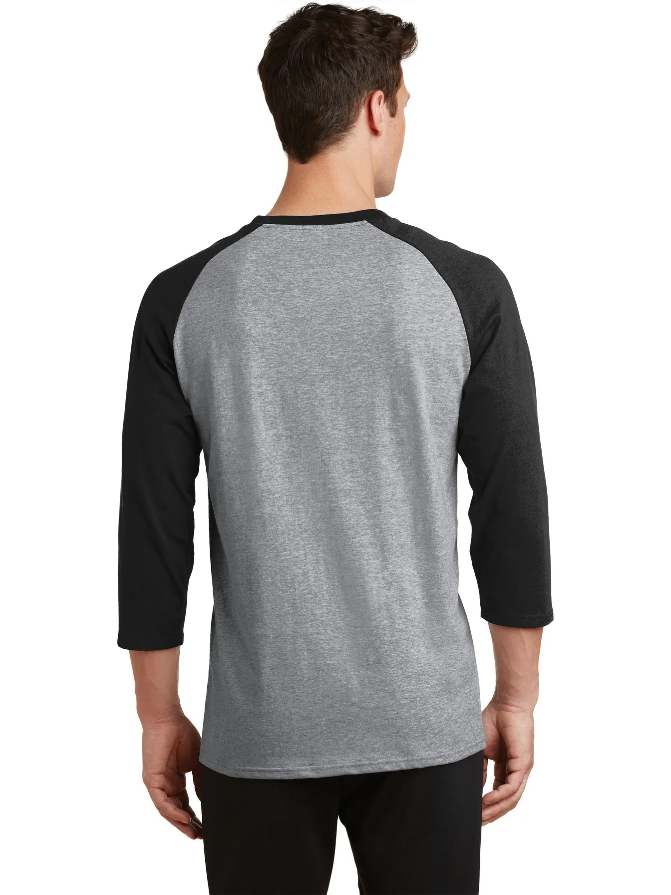 Port & Company Core Blend 3/4-Sleeve Raglan Tee