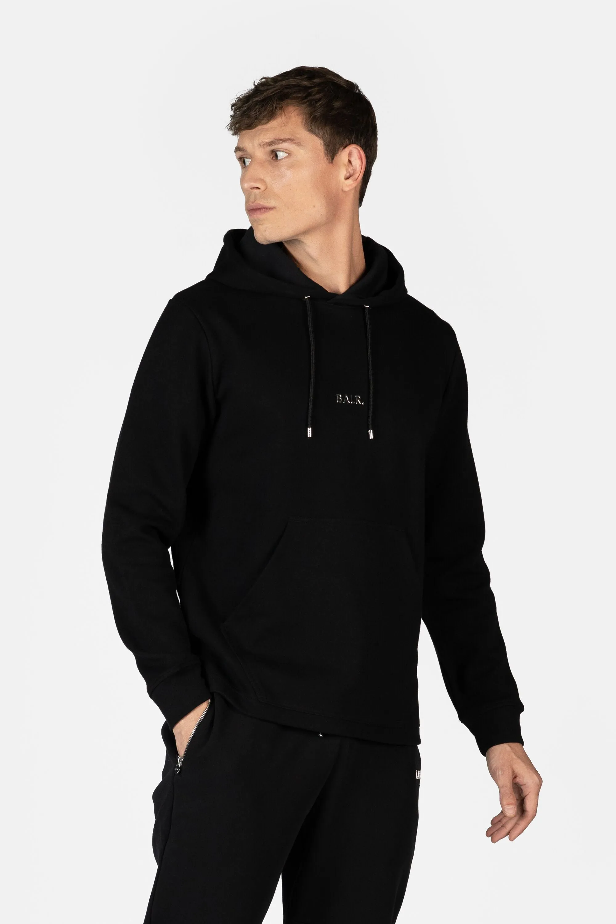 Q-Series Regular Fit Hoodie Jet Black