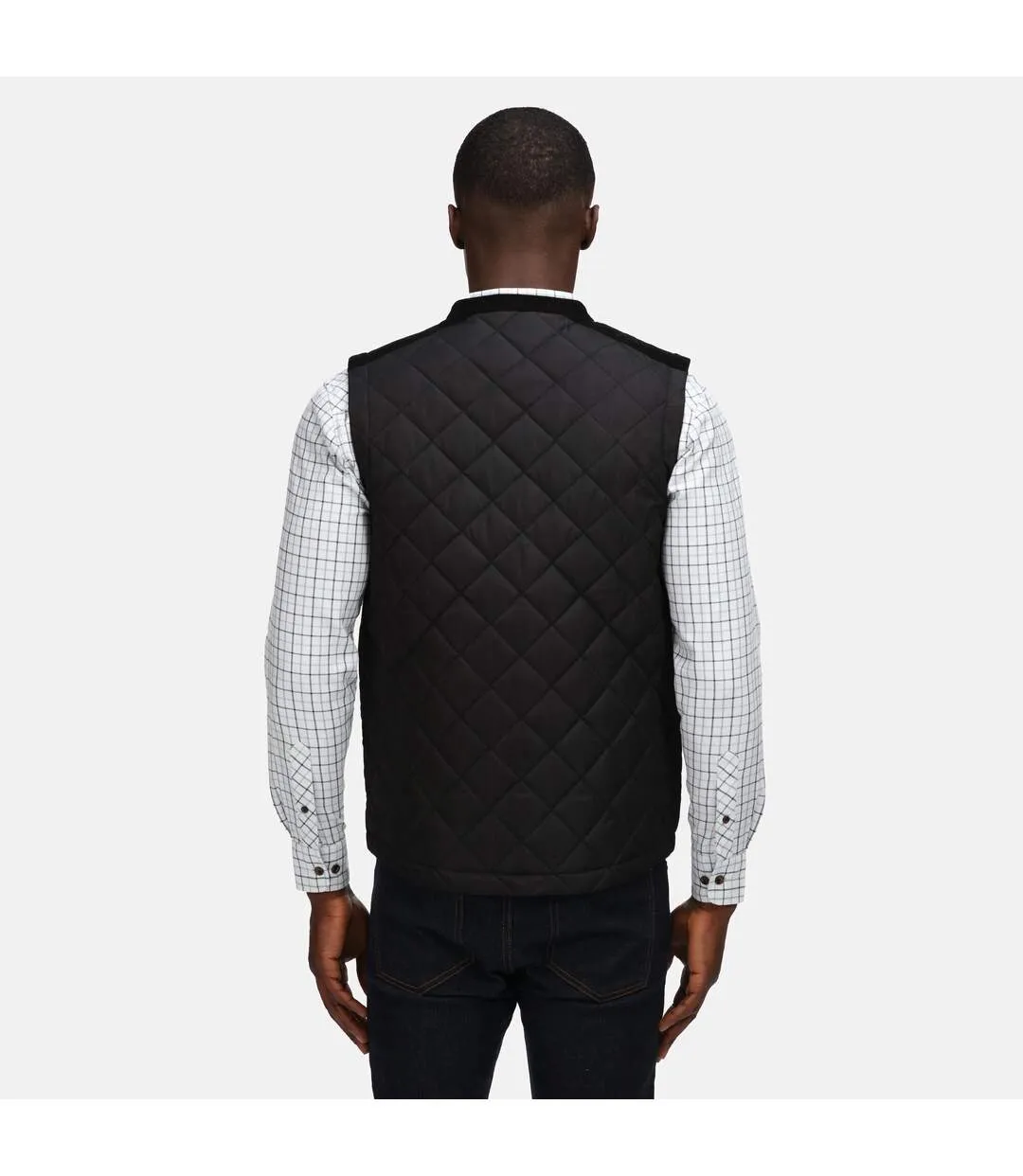 Regatta Mens Moreton Quilted Body Warmer (Black) - UTRG6947