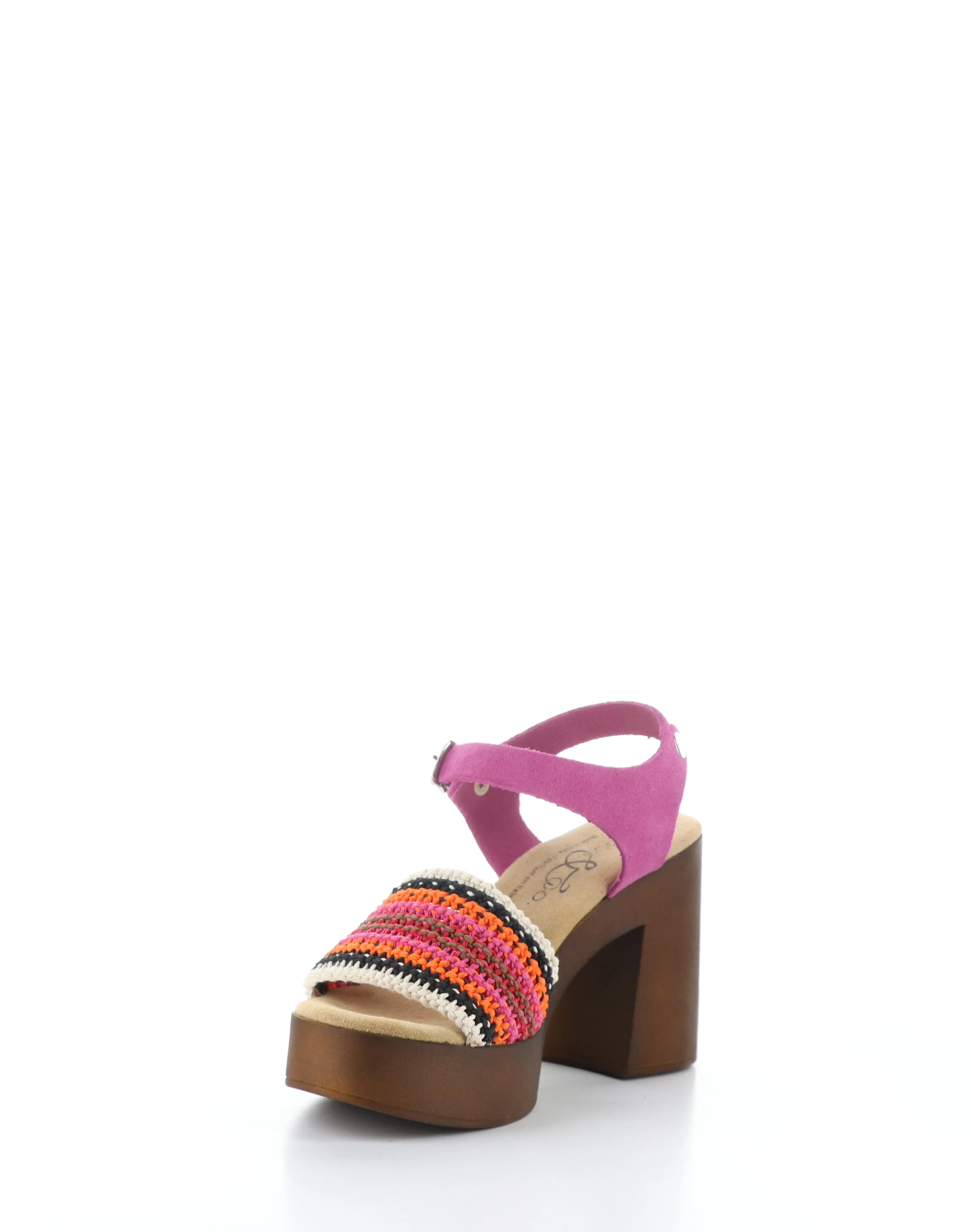 RENY ORANGE MULTI Round Toe Sandals