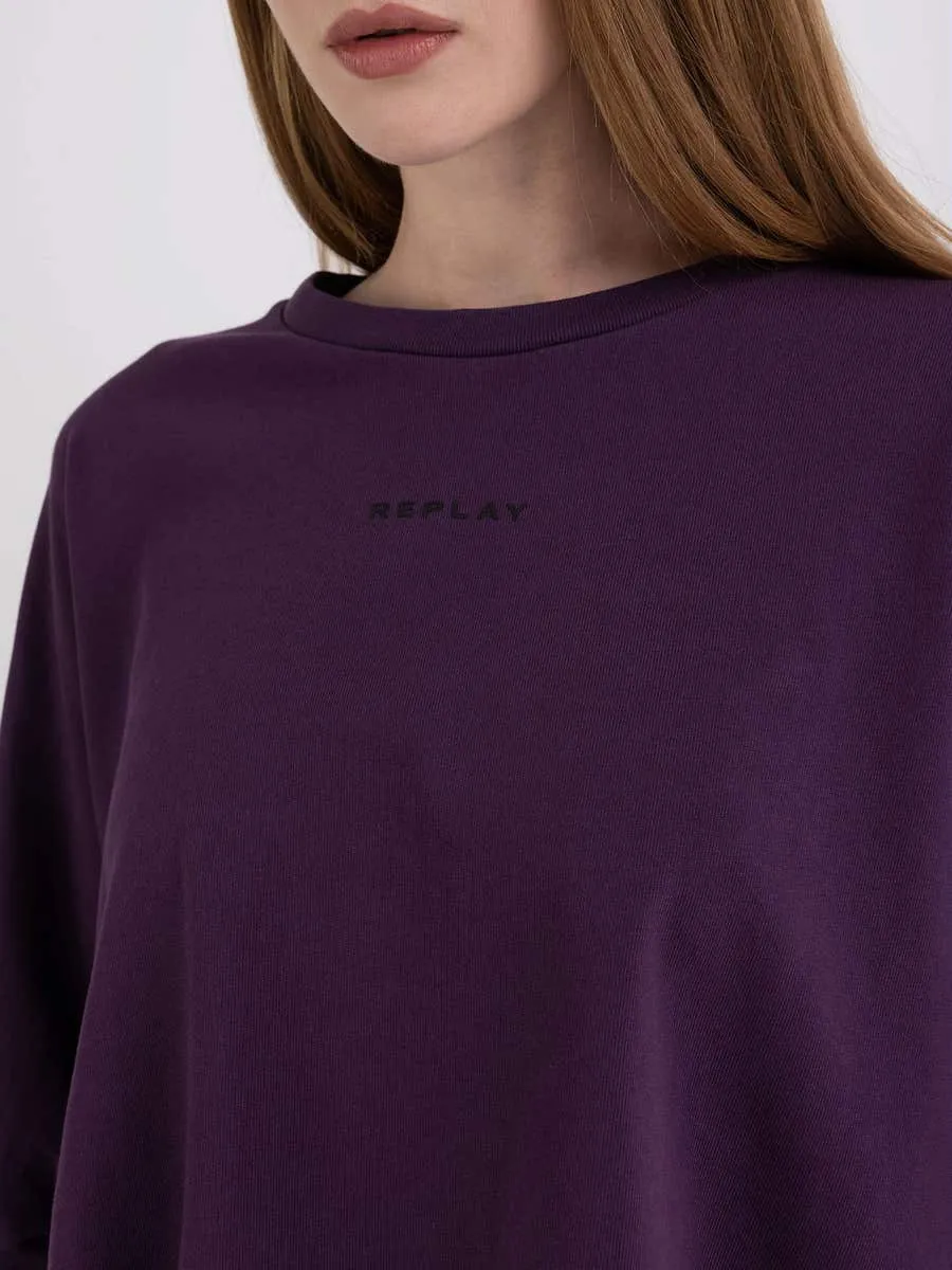 Replay W3682A 23398P Tee 468 Purple